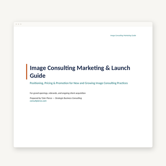 Image Consulting Marketing Guide preview image