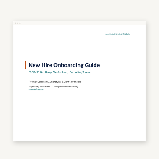 Image Consulting Onboarding Guide preview image
