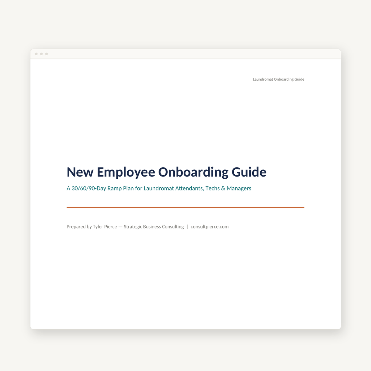Laundromat Onboarding Guide preview image