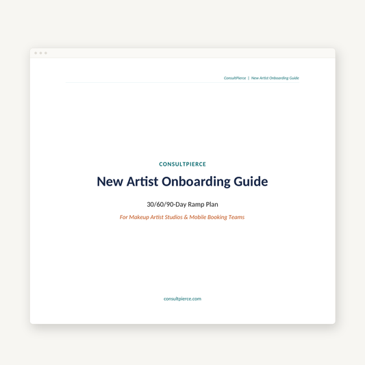 Makeup Artist Onboarding Guide preview image