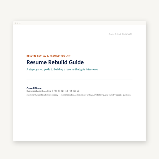 Resume Review Rebuild Toolkit preview image