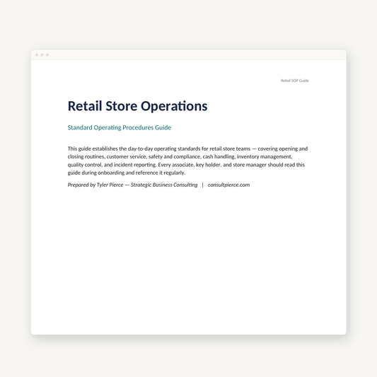 Retail Sop Guide preview image