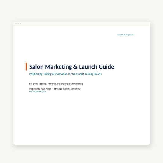Salon Marketing Guide preview image