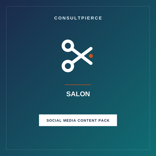 Salon Social Media Content Pack cover